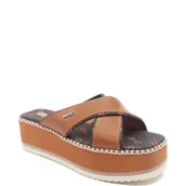 Klapki i japonki damskie - Liu Jo Klapki ABA 21 | z dodatkiem skóry - miniaturka - grafika 1