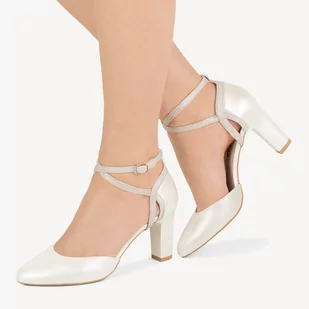 BRILU czółenka Jasitta ivory - Czółenka - miniaturka - grafika 1