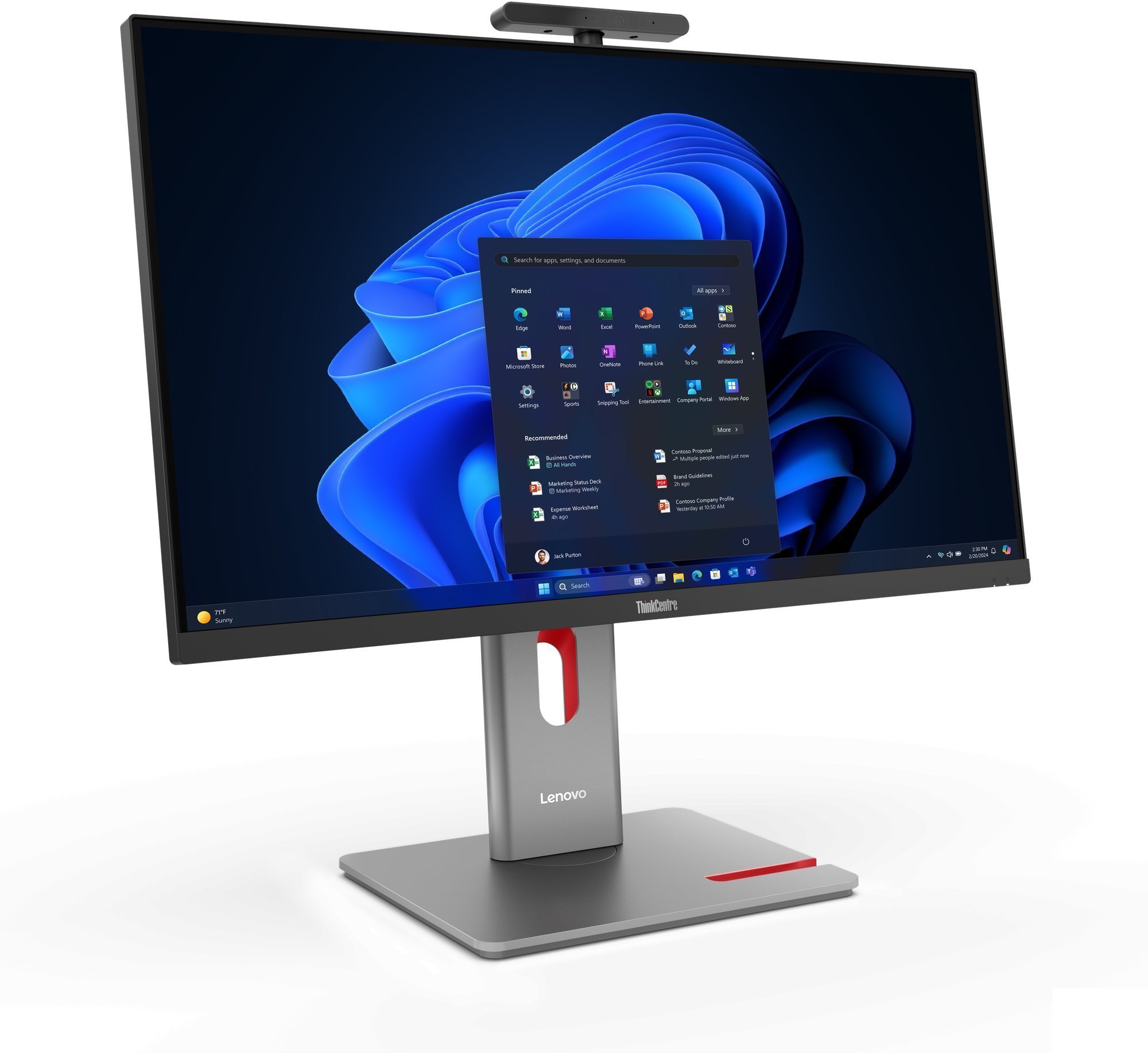 Komputer AiO Lenovo ThinkCentre M90a Pro Gen 6 13AM000EPB Ultra 7 265 27