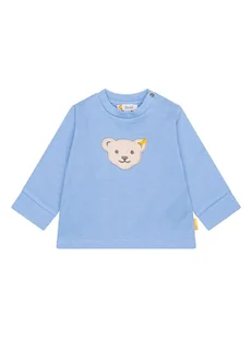 Steiff Bluza w kolorze błękitnym - Bluzy i sweterki niemowlęce - miniaturka - grafika 1