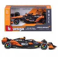 Samochody i pojazdy dla dzieci - BOLID F1 McLaren MCL38 2024 Oscar Piastri BOLID F1 1:43 BBURAGO 18-38214 - miniaturka - grafika 1