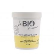 Maski do włosów - beBIO Naturalna maska włosy normalne suche 200 ml - miniaturka - grafika 1