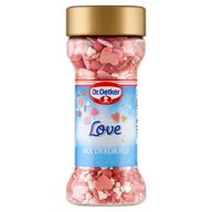 Dodatki do ciast w proszku - Dr. Oetker Love Mix dekoracji 57 g - miniaturka - grafika 1