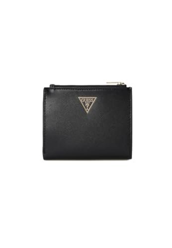 GUESS Miriam Trifold Portfele damskie, jeden, czarne, Taglia unica