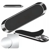 Uchwyty samochodowe do telefonów - Uchwyt Na Telefon Magnetyczny Do Auta Samoprzylepny Mocny 2X Magnes Pasek - miniaturka - grafika 1