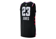 Koszulki męskie - Nike Air Jordan Nba All Star Weekend 2019 Lebron James Authentic Jersey Black - miniaturka - grafika 1