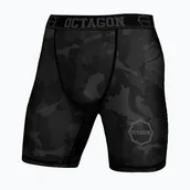 Kimona, stroje i obuwie - Spodenki kompresyjne męskie Octagon Camo Night - miniaturka - grafika 1