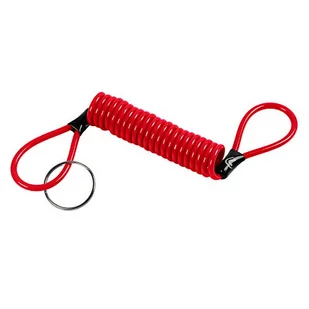 Spiralförmiges Anti-Diebstahl-Kabel Lampa Reminder - Akcesoria motocyklowe - miniaturka - grafika 1