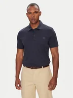 Koszulki męskie - Baldessarini Polo B4 10044.5190 Granatowy Regular Fit - miniaturka - grafika 1