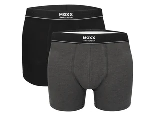 MEXX Bokserki męskie z bawełną, 2 pary (Czarny/ szary, XXl) - Majtki męskie - miniaturka - grafika 1