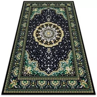 Dywany - Wewnętrzny dywan winylowy Złota mandala 100x150 cm - miniaturka - grafika 1