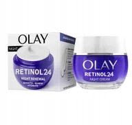 Kremy do twarzy - Olay Retinol 24 krem na Noc odnawia wygładza nawilża Vitamina A i E - miniaturka - grafika 1