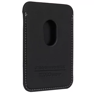 Audi Synthetic Leather Wallet Card Slot czarny/black MagSafe AU-MSCH-Q3/D1-BK - Etui i futerały do telefonów - miniaturka - grafika 3