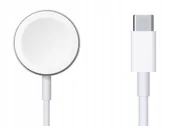 Akcesoria do smartwatchy - QIKtech Kabel ŁADOWARKA BEZPRZEWODOWA DO APPLE WATCH CABLE MAGSAFE BOX TYP-C 1m (biała) - miniaturka - grafika 1