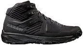 Buty trekkingowe męskie - Mammut Trekkingi Ultimate III Mid Gtx Gore-tex 3030-04680-0001-1080 Czarny - miniaturka - grafika 1