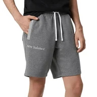 Spodnie sportowe męskie - Spodenki New Balance MS21552HC - szare - miniaturka - grafika 1