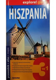 ExpressMap praca zbiorowa explore! guide Hiszpania 3w1. Przewodnik + atlas + mapa, wydanie II - Przewodniki ExpressMap praca zbiorowa explore! guide Hiszpania 3w1. Przewodnik + atlas + mapa, wydanie II - Przewodniki - miniaturka - grafika 3