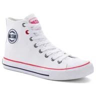 Trampki damskie - Trampki damskie Big Star T274026 101 za kostkę 39 - miniaturka - grafika 1