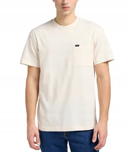 T-shirt Lee RELAXED POCKET TEE 112342986 Ecru S - Koszulki męskie - miniaturka - grafika 1