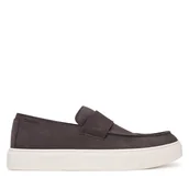 Półbuty męskie - Lordsy Calvin Klein Hybrid Clean Cup Loafer Band Su HM0HM02161 Brązowy - miniaturka - grafika 1