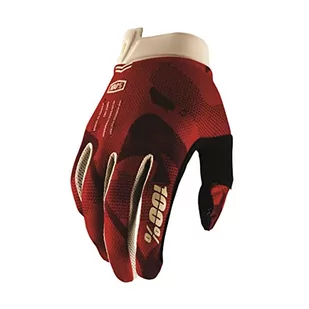 100% Unisex Handschuhe iTrack, Sentinel Terra - Rot Schwarz, L, HU-GLO-0052 - Rękawice motocyklowe - miniaturka - grafika 1