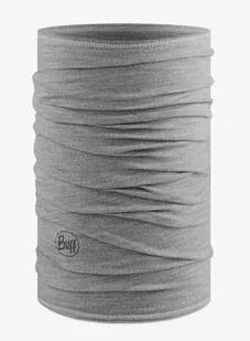 Chusta wielofunkcyjna Buff Lightweight Merino Wool - solid light grey - Czapki i chusty sportowe męskie - miniaturka - grafika 1