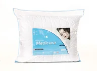Poduszki - Poduszka antyalergiczna 70x80 Medicare 100% Microfibra biała zapinana na zamek AMW - miniaturka - grafika 1