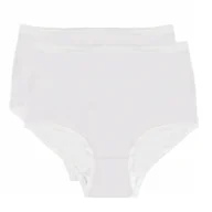 Majtki męskie - Bielizna damska wysoki stan, kolor biały  2 pack, rozmiar 3XL - miniaturka - grafika 1