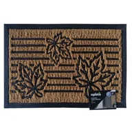 Wycieraczki - Wycieraczka Fred gumowo-kokosowa 60 x 40 cm kostki brązowy - miniaturka - grafika 1