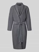 Szlafroki męskie - Szlafrok o kroju regular fit z czystej bawełny - miniaturka - grafika 1