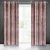 Zasłony - Eurofirany Euro Firany Zasłona 140 x 250 Dekoracyjna Villa1 Puder 1102932 - miniaturka - grafika 1