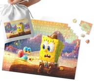 Puzzle - PUZZLE - SPONGEBOB WZORY Z BAJEK I GIER PREZENT DLA DZIECI 192el + WORECZEK - miniaturka - grafika 1