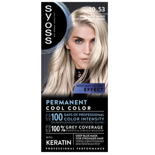 Syoss Permanent Cool Color farba do włosów 6_46 Chłodny Ciemny Blond - Farby do włosów i szampony koloryzujące - miniaturka - grafika 1