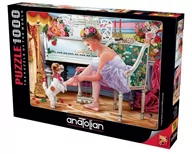 Puzzle - Puzzle 1000 Balerina z pieskiem Nowa - miniaturka - grafika 1