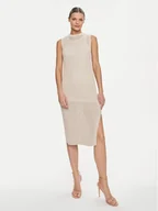 Sukienki - Marella Sukienka dzianinowa Lisetta 2413621015 Beżowy Regular Fit - miniaturka - grafika 1