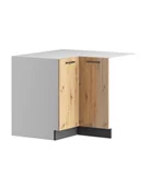 Szafki kuchenne - Szafka Dolna Narożna Alto Z 2 Frontami 78-90X82 Cm Drp Laminat Dąb Artisan - miniaturka - grafika 1