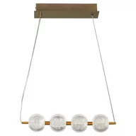 Lampy sufitowe - Lampa wisząca Diamond 4 4xLED CCT złota LP-2202/4L GD - Light Prestige - miniaturka - grafika 1
