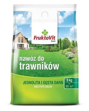 FruktoVit Nawóz Inco PLUS trawnik 3kg EDUKAMP