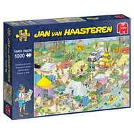 Puzzle - Jan van Haasteren 19086 puzzle, kemping w lesie, 1000 elementów - miniaturka - grafika 1