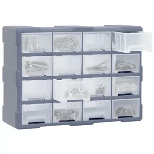 Organizer z 16 średnimi szufladkami, 52x16x37 cm Lumarko! - Regały - miniaturka - grafika 4