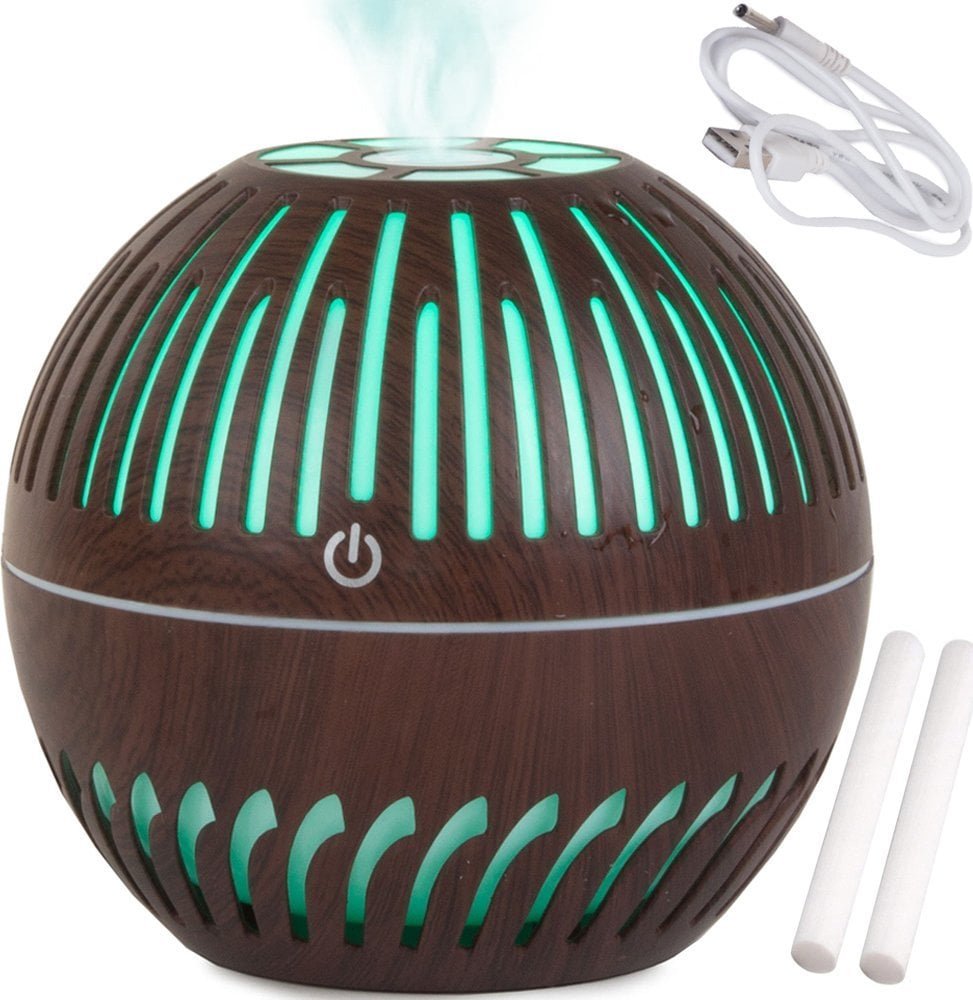 Nawilżacz powietrza Verk Nawilżacz powietrza dyfuzor zapachowy aromaterapia lampka nocna led rgb Nawilżacz powietrza dyfuzor zapachowy aromaterapia lampka nocna led rgb