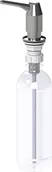 Akcesoria do armatury i ceramiki - KK-Pol Dozownik do płynów chrom 0,5L DP/601 - miniaturka - grafika 1