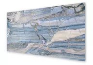 Dekoracje domu - Panel kuchenny HOMEPRINT Piękny błękitny marmur 100x50 cm - miniaturka - grafika 1