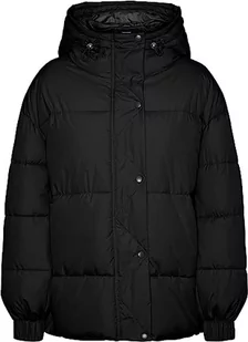 VERO MODA Damska kurtka pikowana Vmelectra Boos, czarny, XS - Kurtki damskie - miniaturka - grafika 1
