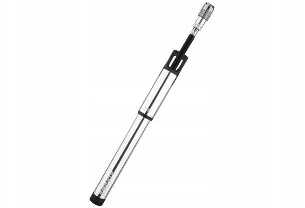 Pompka ręczna BIRZMAN Infinite Apogee MTB Presta/Schrader, 90psi/6.2bar, Długość 255mm, CNC, Grafitowa NEW