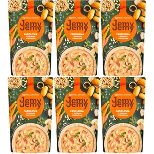 JemyJemy Fasolowa z kiełbasą wieprzową 450 g x 6 sztuk - Szybkie dania obiadowe - miniaturka - grafika 1