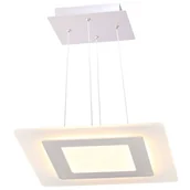 Lampy sufitowe - Lampa wisząca LED Larvik 1 x 30 W biała 308672 - miniaturka - grafika 1