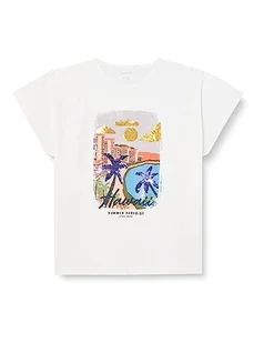 NAME IT Dziewczęca Nkfjulunte Ss Short Top koszulka z długim rękawem, złoty (Aspen Gold), 122/128 cm - Koszulki i topy damskie - miniaturka - grafika 1