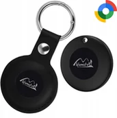 Lokalizatory GPS - Lokalizator GPS Mini Do Kluczy Auta Kota Roweru Psa Czarny Android Etui - miniaturka - grafika 1