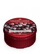 Świece - Country Candle Świeczka zapachowa Frosted Cranberries Daylight Candle 35 g - miniaturka - grafika 1